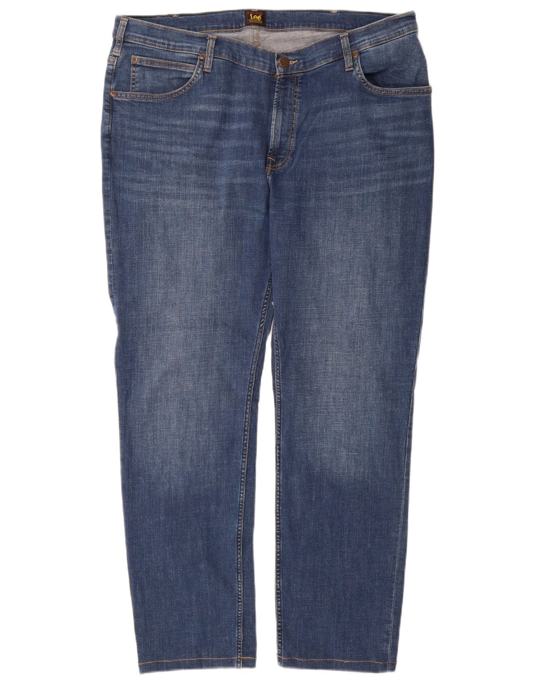 Lee Mens Rider Slim Jeans W40 L31 Azul Algodão