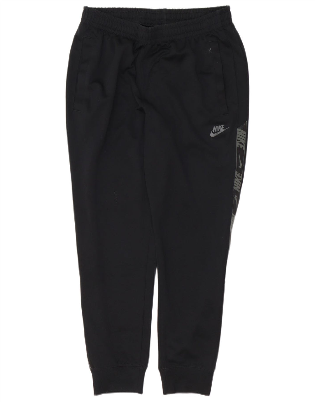 Nike Mens Graphic Calças de treino Joggers Médio Preto Poliéster