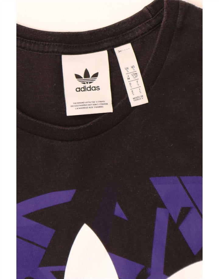 Camiseta Adidas Masculina Graphic Top Pequeno Preto