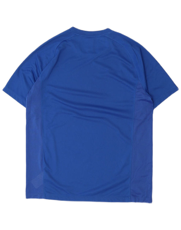 Camiseta Nike Masculina Dri Fit Top Grande Azul Poliéster