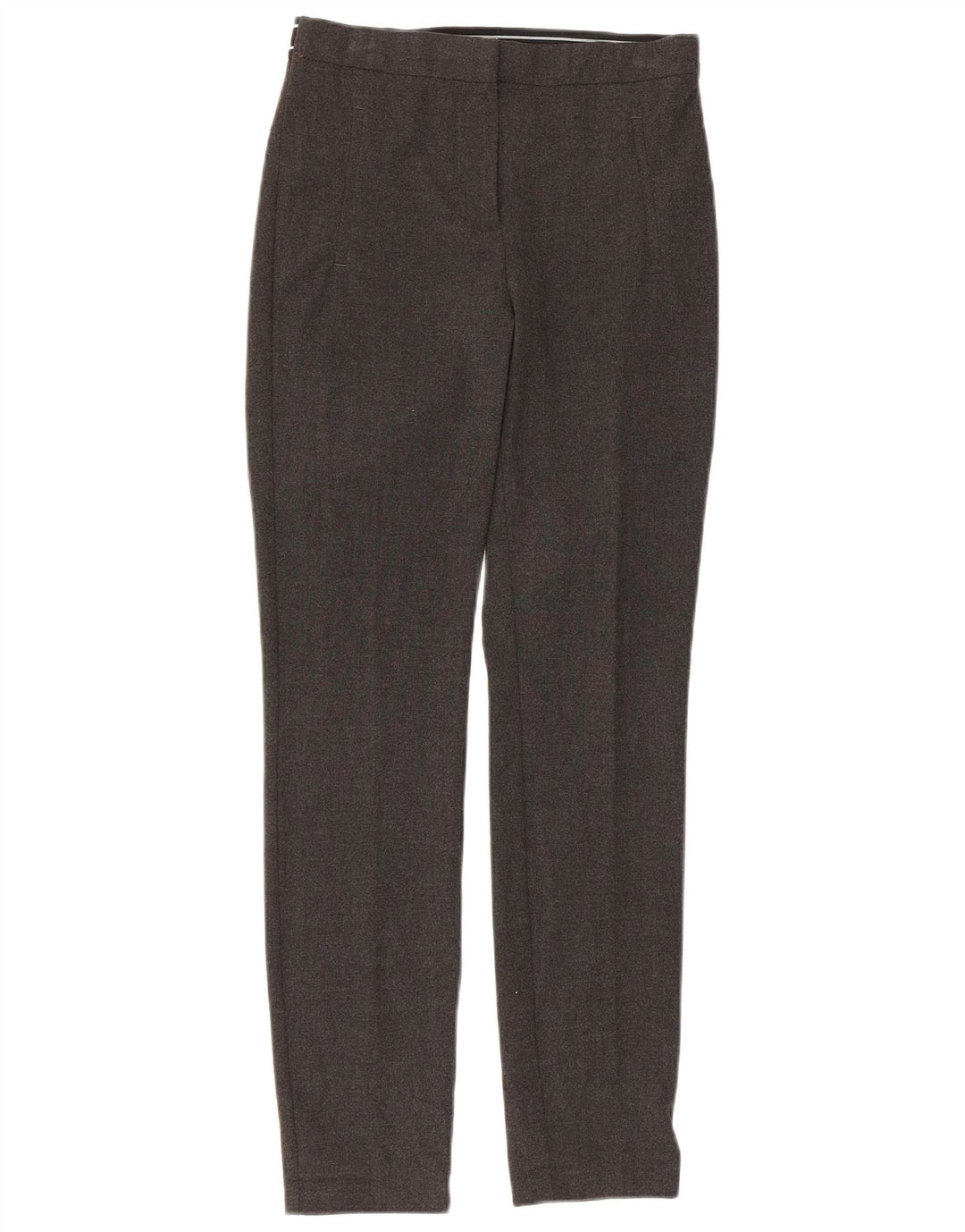 Zara Calça feminina casual slim XS W26 L28 cinza