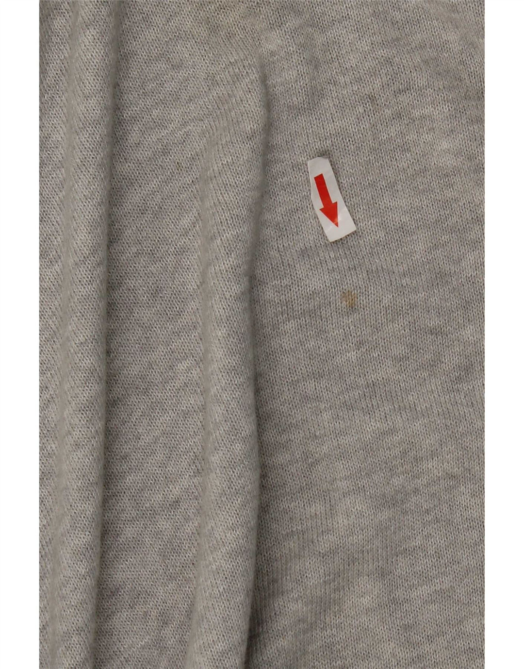 Suéter feminino com gola canoa White Stuff Reino Unido 12 bloco colorido cinza médio