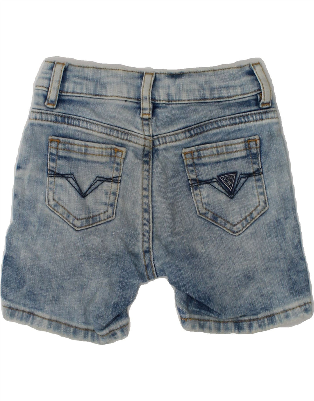 GUESS Baby Girls Denim Shorts 12-18 Months W18  Blue Cotton | Vintage Guess | Thrift | Second-Hand Guess | Used Clothing | Messina Hembry 