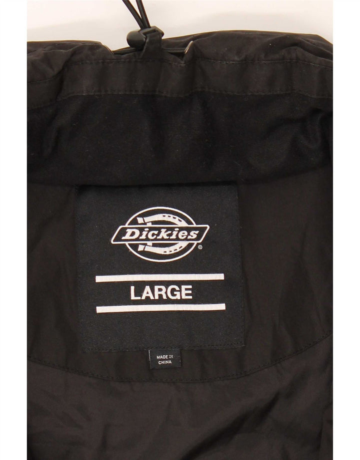 Dickies Jaqueta masculina acolchoada Reino Unido 40 grande poliéster preto