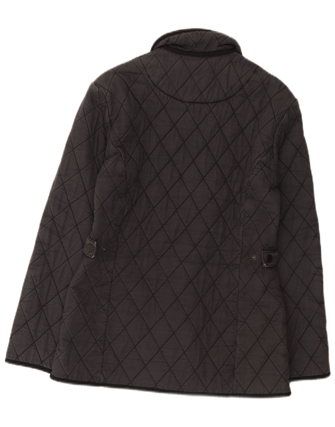 Jaqueta acolchoada feminina Barbour UK 8 pequena azul marinho