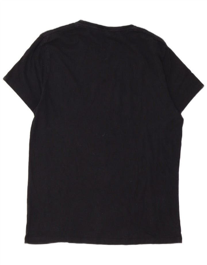 Camiseta masculina JACK WILLS grande algodão preto
