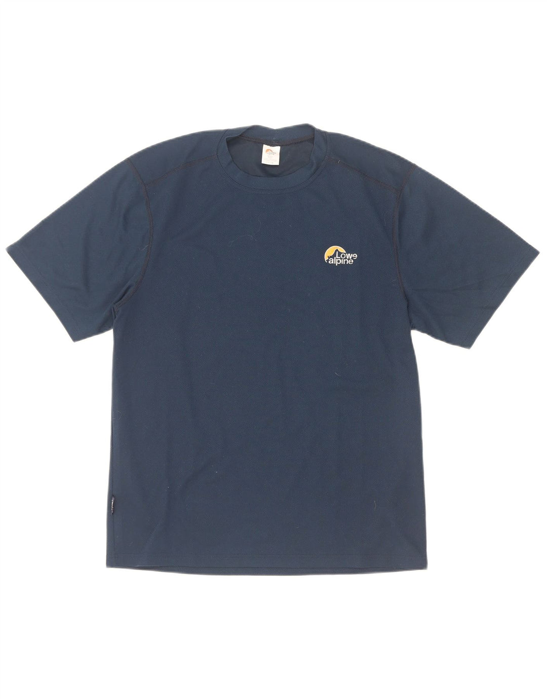 Camiseta masculina Lowe Alpine Top pequeno poliéster azul marinho