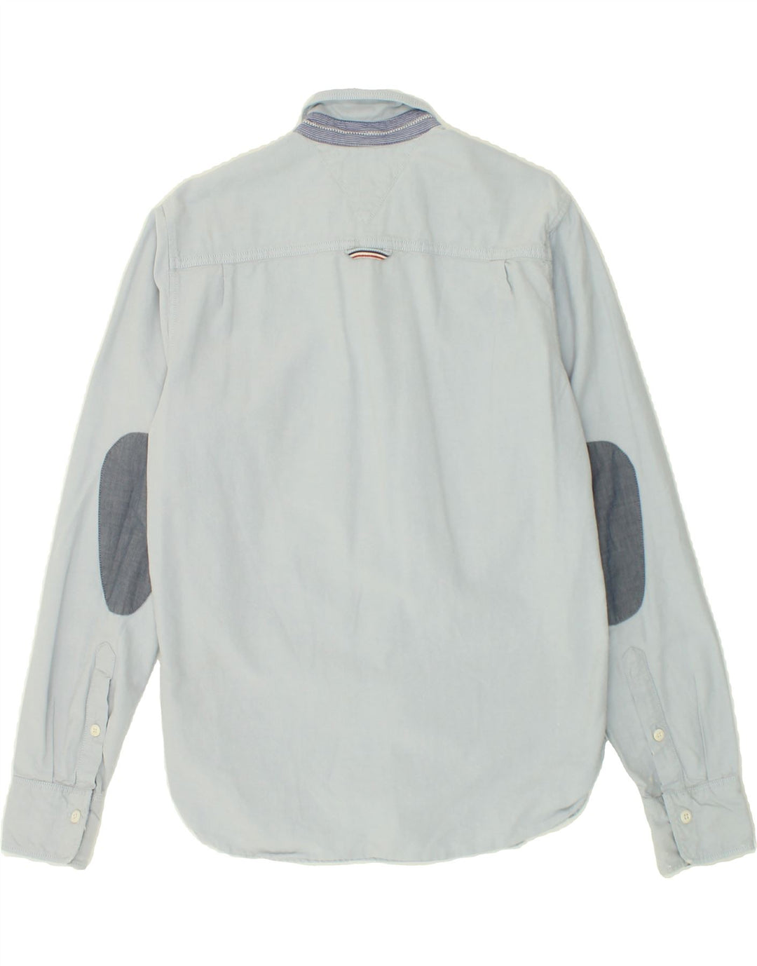 TOMMY HILFIGER Mens Shirt Medium Blue Cotton Vintage Tommy Hilfiger and Second-Hand Tommy Hilfiger from Messina Hembry 