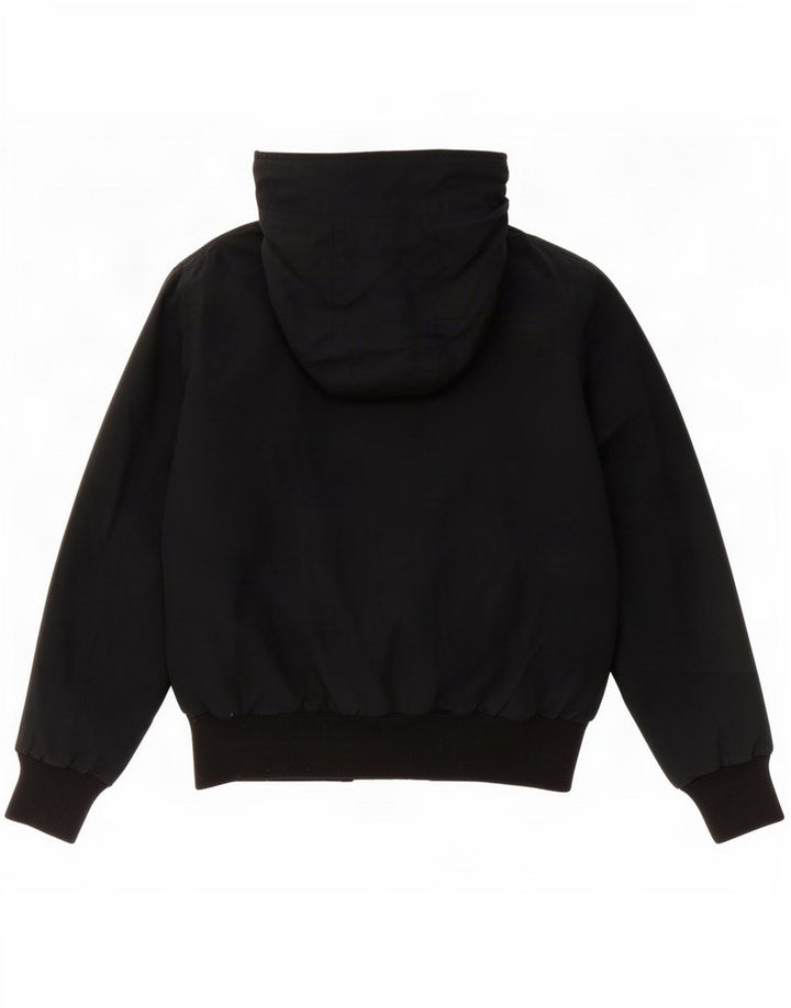 Jaqueta acolchoada com capuz Woolrich Boys 9-10 anos algodão preto