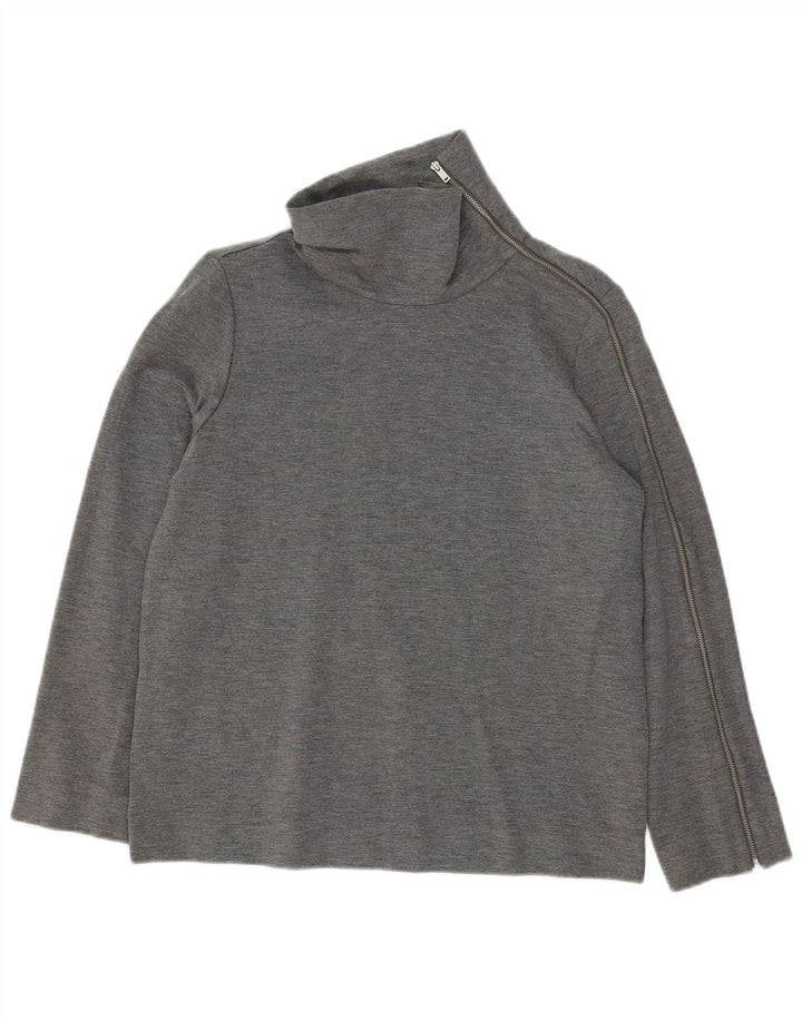 Cos feminino oversized manga comprida UE 36 viscose cinza pequena