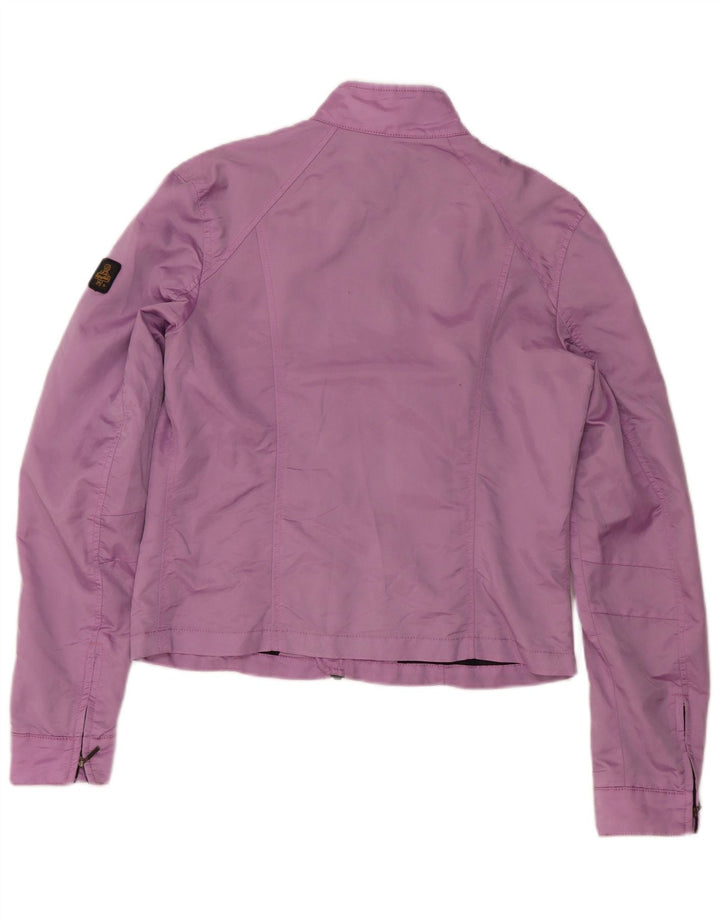 Jaqueta bomber feminina Refrigiwear IT 46 grande poliéster roxo