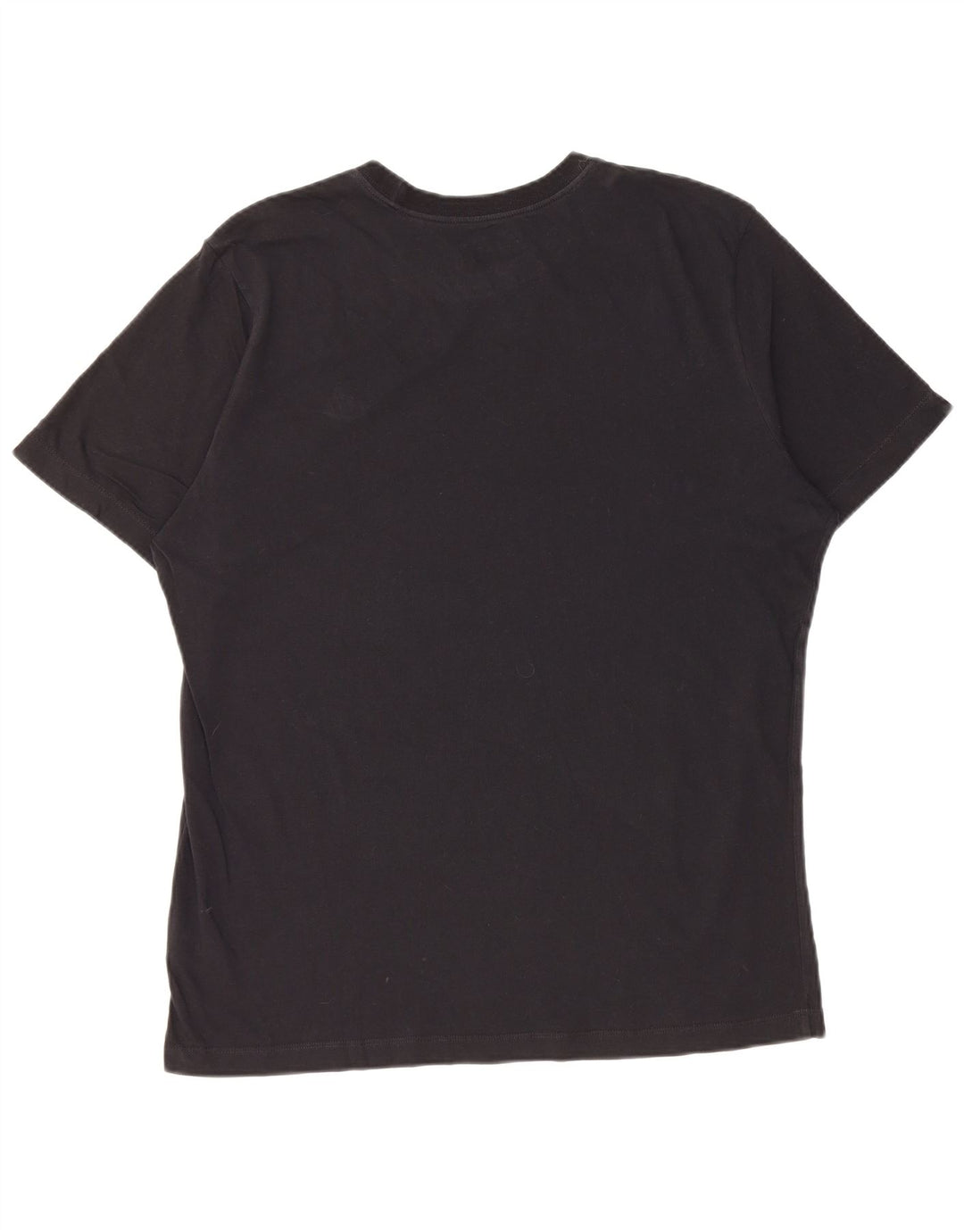 Camiseta masculina NIKE Top grande de algodão preto