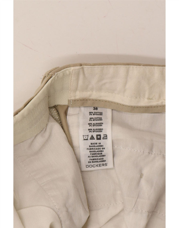 DOCKERS Mens Pegged Chino Shorts W38 XL Beige Cotton Vintage Dockers and Second-Hand Dockers from Messina Hembry 