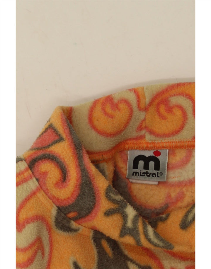 Suéter de lã masculino Mistral grande laranja Paisley