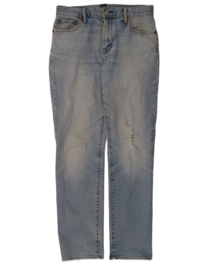 Jeans retos masculinos Gap W30 L32 algodão azul