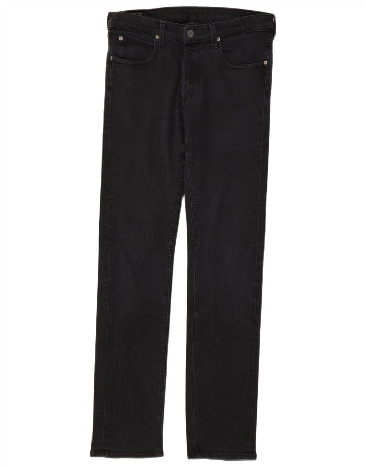 LEE Womens Daren Slim Jeans W30 L34 Azul Marinho Algodão