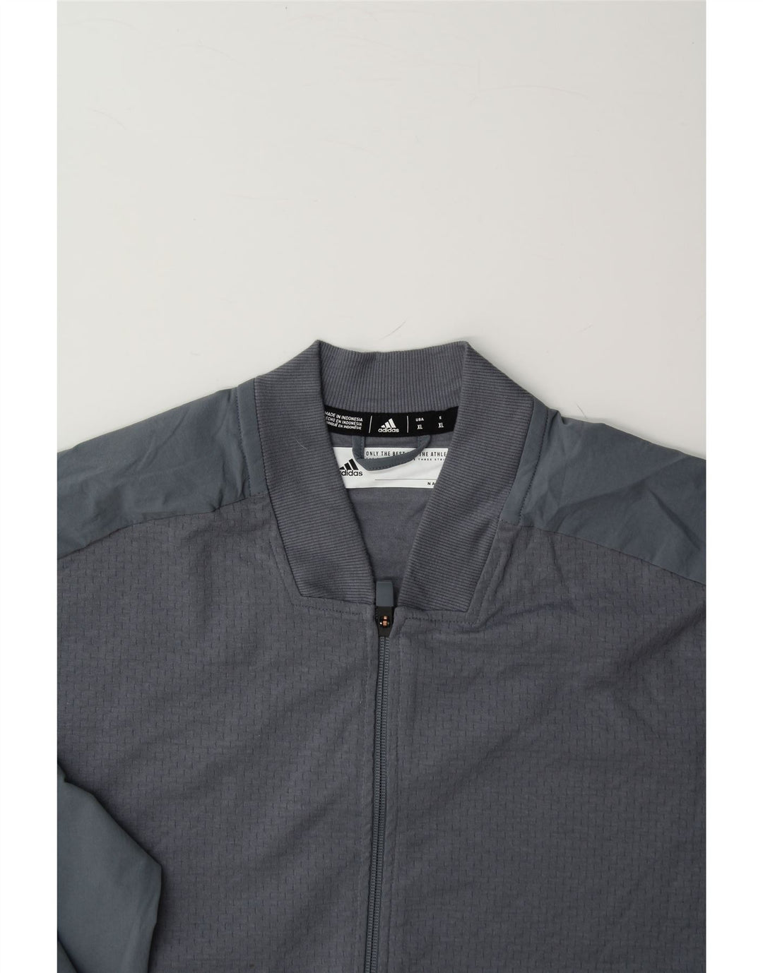 ADIDAS Mens Climalite Tracksuit Top Jacket XL Blue Vintage Adidas and Second-Hand Adidas from Messina Hembry 