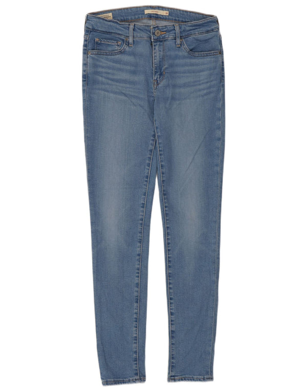 Calça jeans feminina Levi's 711 skinny W26 L30 azul algodão