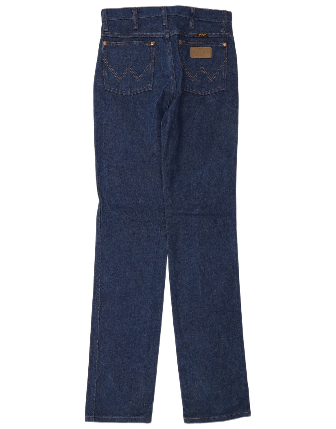 Jeans Wrangler feminino reto W30 L36 algodão azul