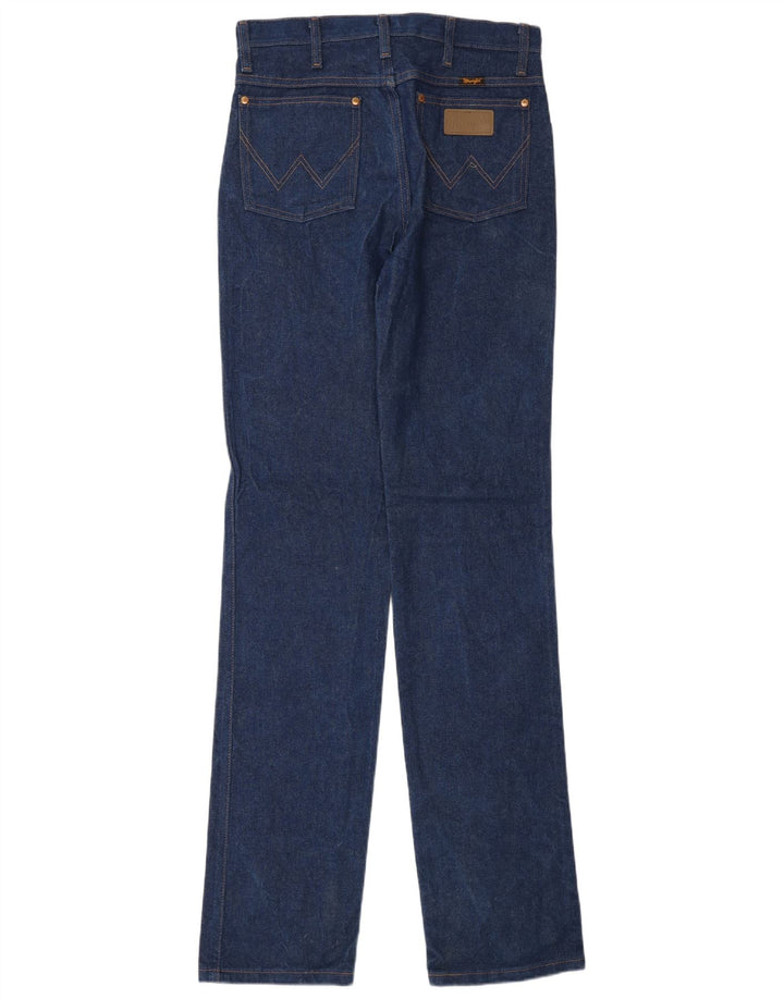 Jeans Wrangler feminino reto W30 L36 algodão azul