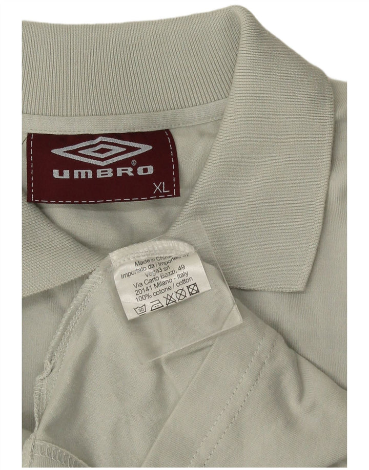 Camisa polo masculina Umbro XL verde algodão