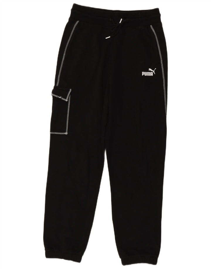 Calça esportiva feminina Puma Cargo Joggers pequeno algodão preto