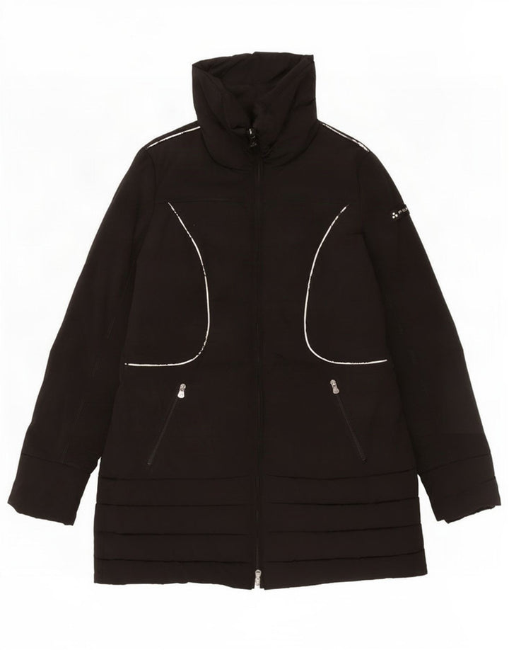 Casaco acolchoado feminino PEUTEREY IT 46 grande nylon preto