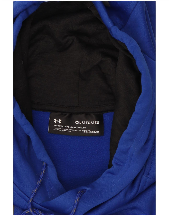 Under Armour Mens Graphic Hoodie Jumper 2XL Azul