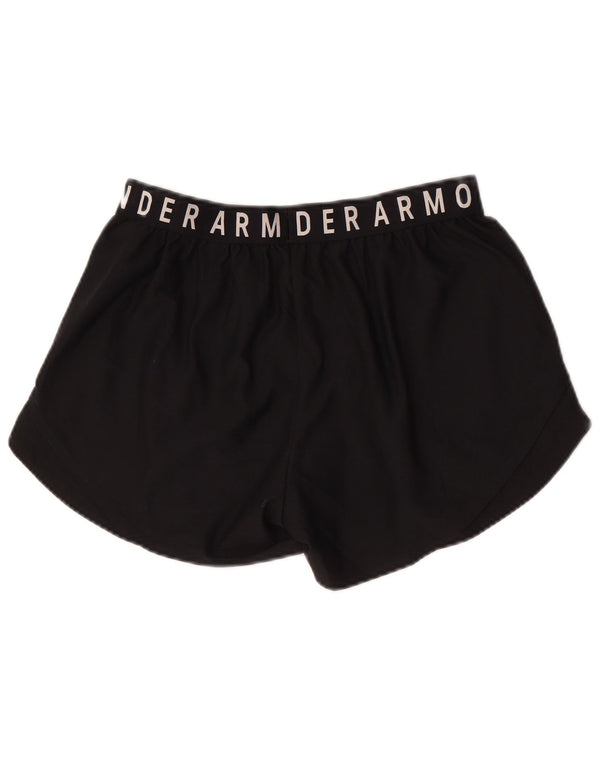 Under Armour Womens Heat Gear Loose Fit Sport Shorts Reino Unido 14 Grande Preto