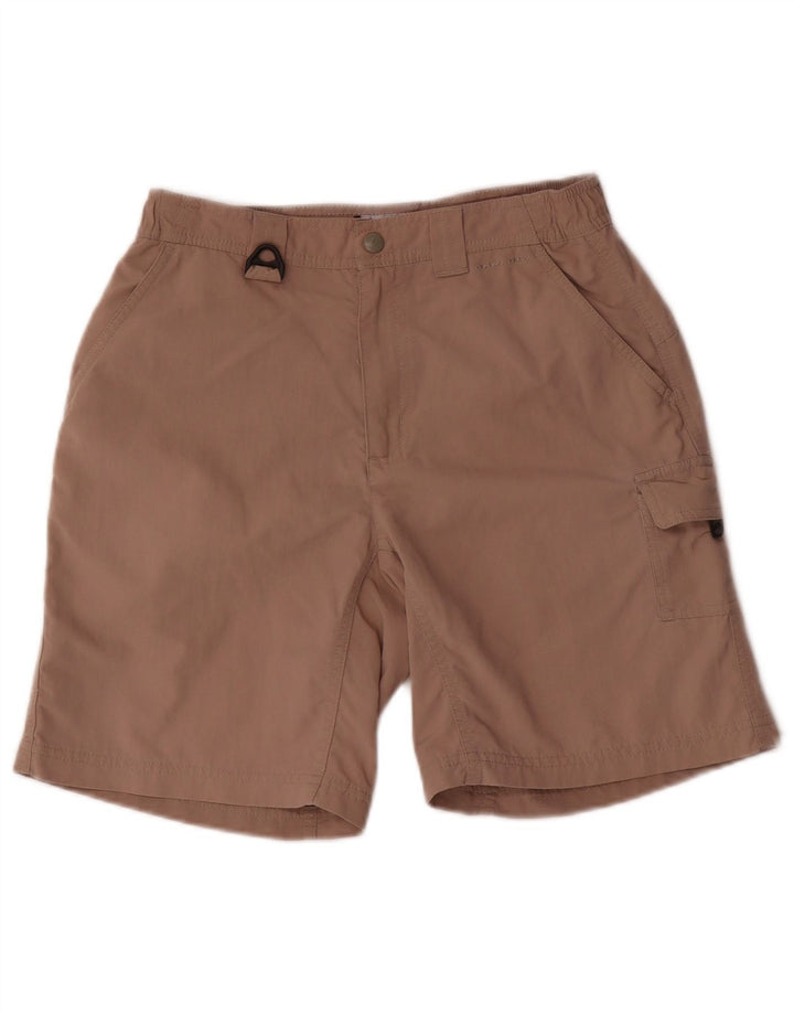 Columbia Shorts Cargo Feminino Pequeno W26 Bege Nylon