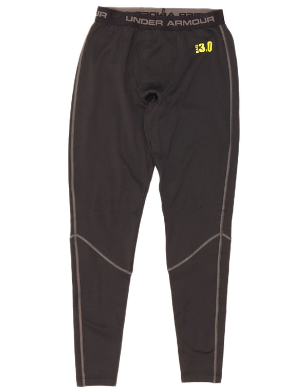 Under Armour Masculino Cold Gear Graphic Leggings Médio Preto Poliéster