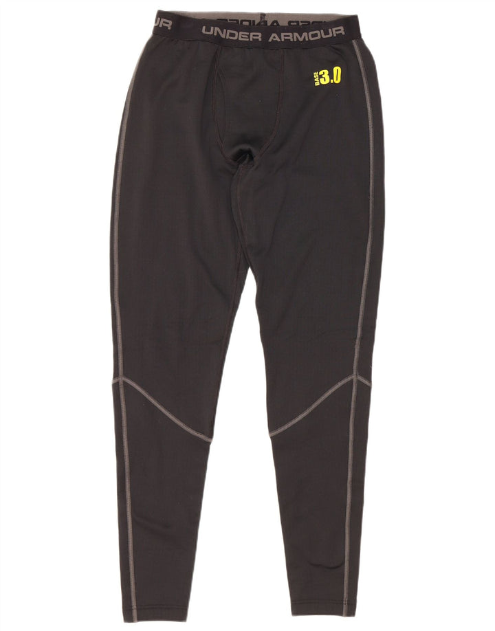 Under Armour Masculino Cold Gear Graphic Leggings Médio Preto Poliéster