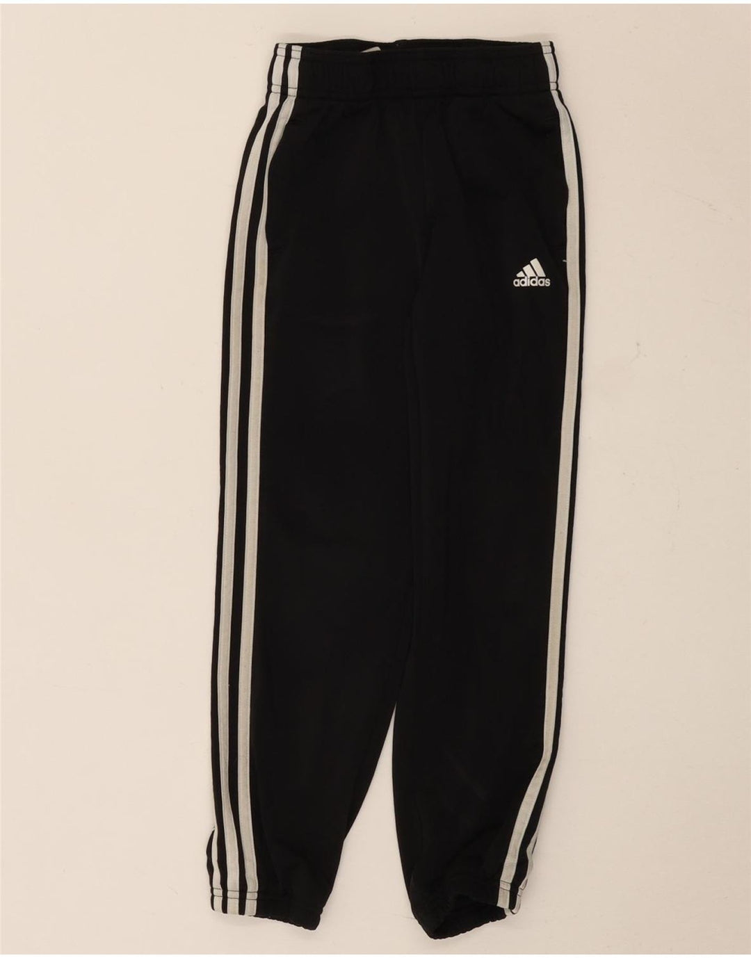 ADIDAS Meninos Calças de Treino Joggers 7-8 Anos Preto Poliéster