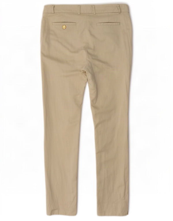 Liu Jo Calça Chino Feminina Cintura Alta Slim Fit IT 42 Médio W32 L27 Bege