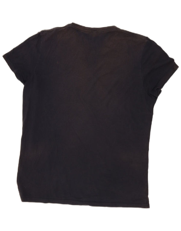 Camiseta masculina Jack Wills Top médio algodão azul marinho