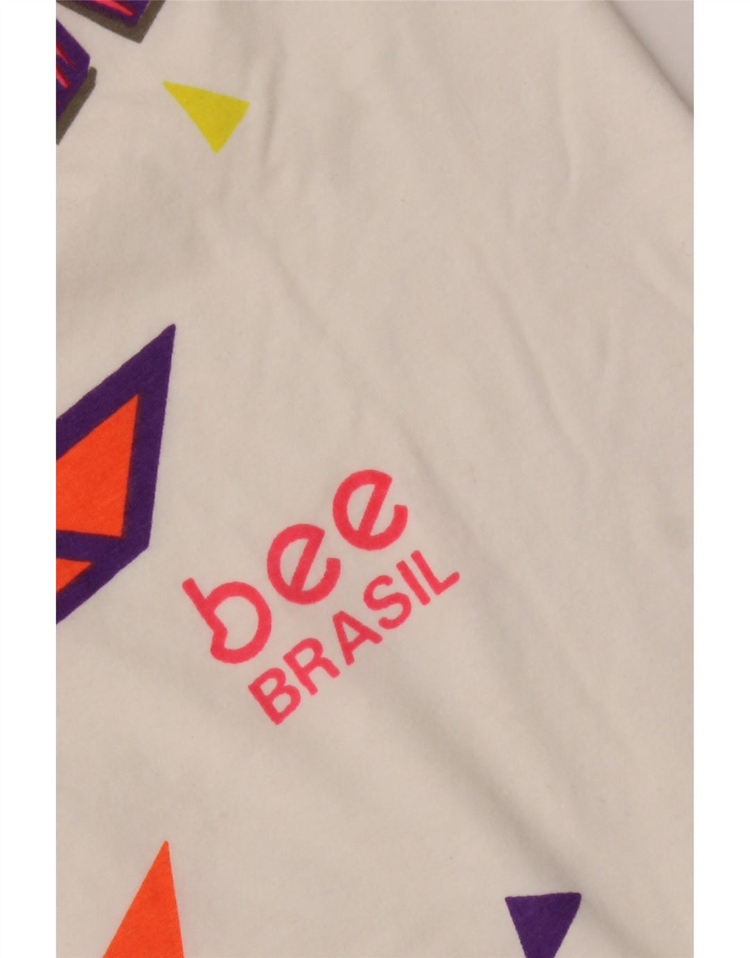 Camiseta gráfica masculina vintage top médio branco floral