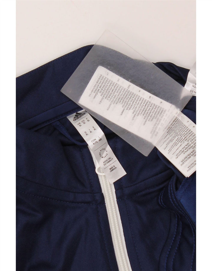Adidas Mens Aeroready Tracksuit Top Jacket XL azul marinho poliéster