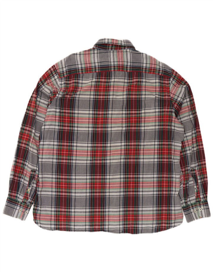 Camisa masculina TOMMY HILFIGER Custom Fit XL algodão xadrez multicolorido