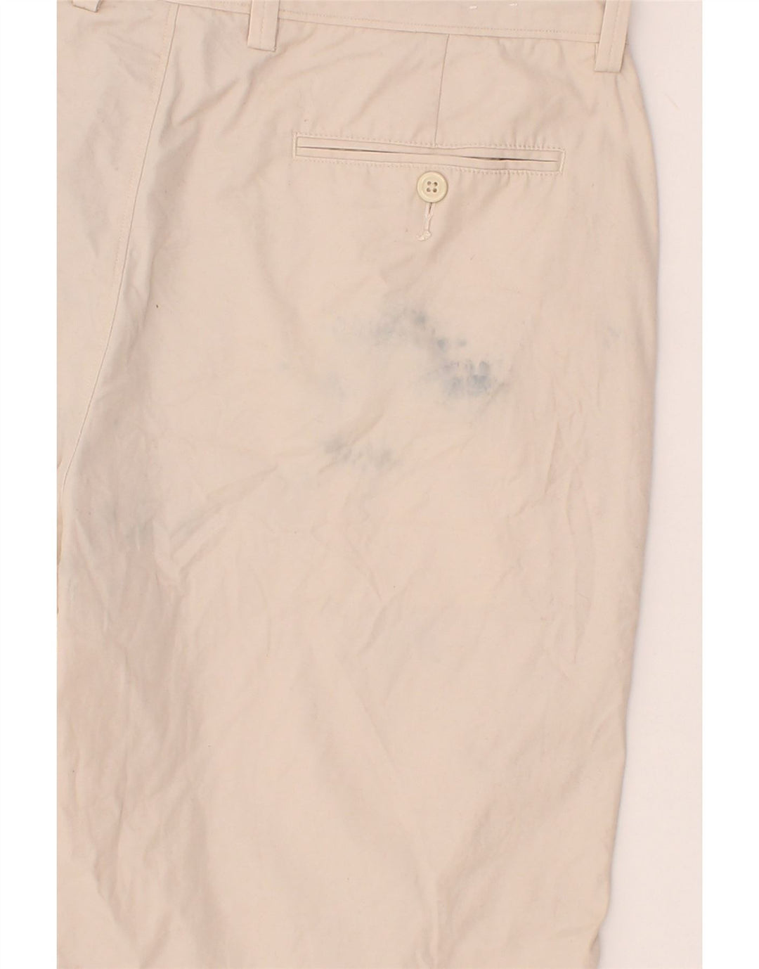 J. CREW Mens Chino Shorts W34 Large  Beige Cotton Vintage J. Crew and Second-Hand J. Crew from Messina Hembry 