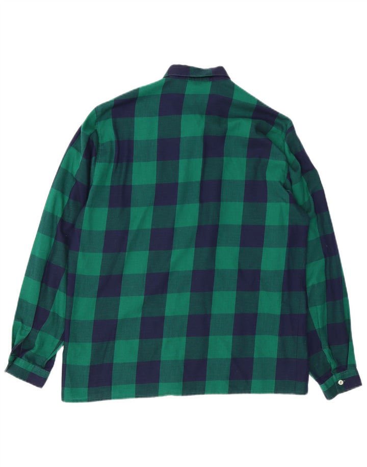 Camisa feminina CACHAREL UK 16 grande verde guingão