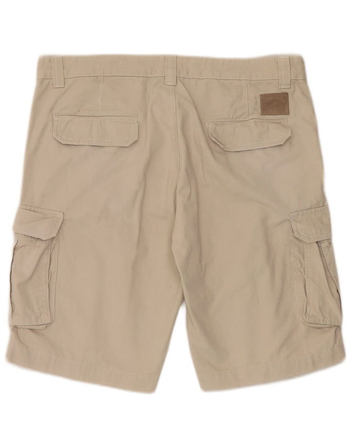 Shorts cargo masculino vintage W40 XL algodão bege