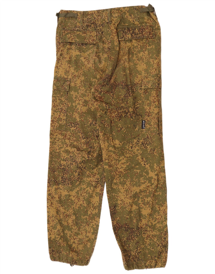Calça cargo masculina Mil-Tec Joggers médio W32 L32 camuflagem cáqui