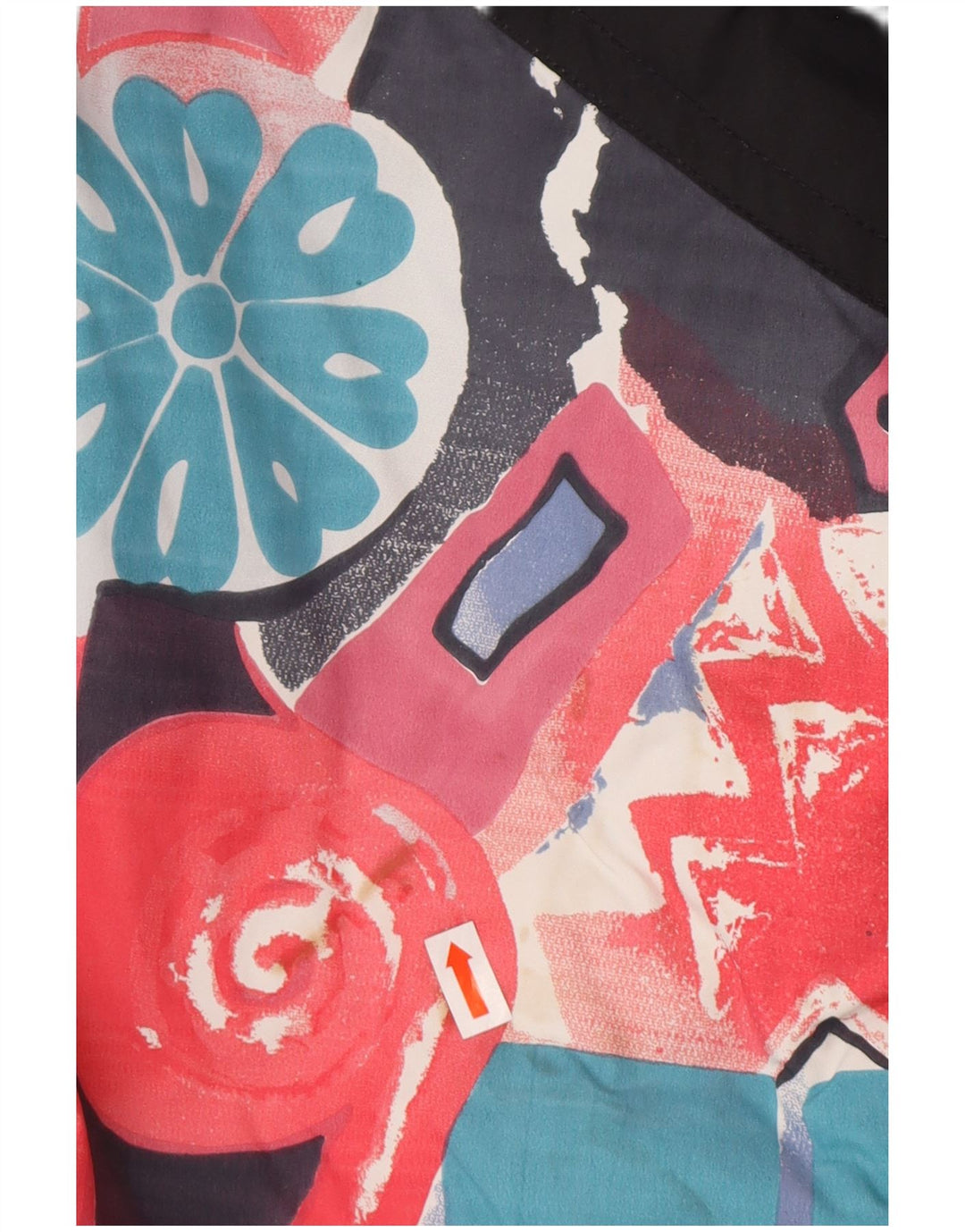 Jaqueta corta-vento masculina MAIER oversized pulôver Reino Unido 6 XS preto floral