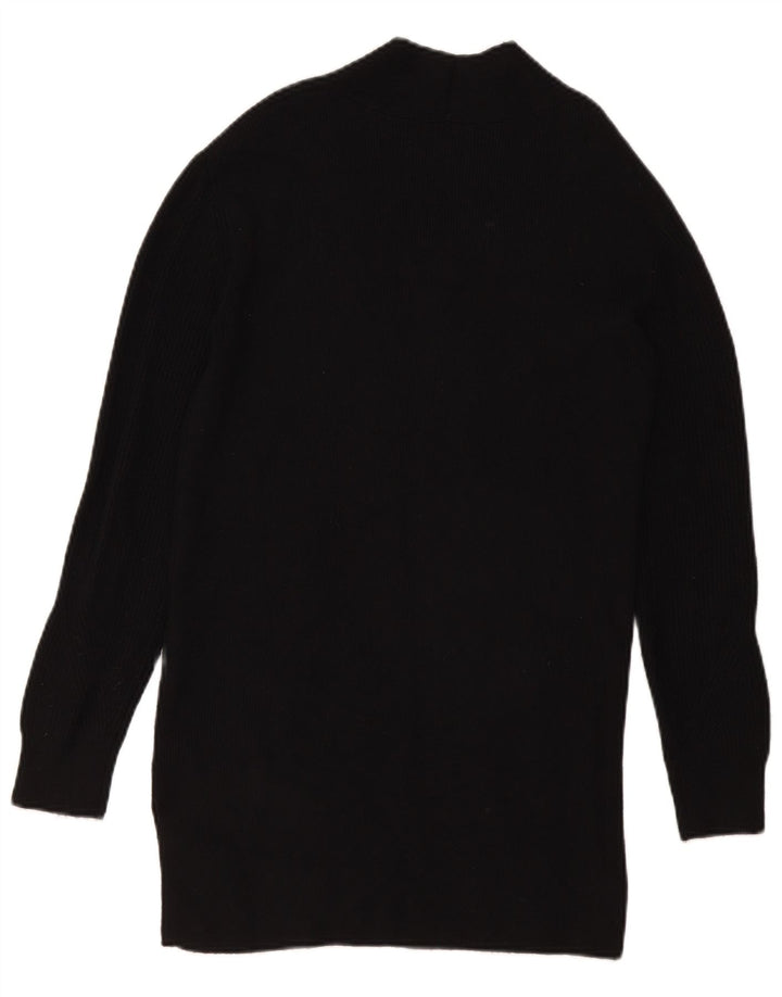Suéter cardigã aberto feminino Marks & Spencer Reino Unido 8 viscose preta pequena