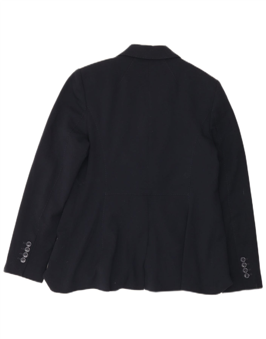 Jaqueta blazer feminina Marks & Spencer com 1 botão Reino Unido 12 médio azul marinho
