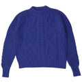 Suéter feminino Marks & Spencer Autograph com gola tartaruga Reino Unido 8 pequeno azul