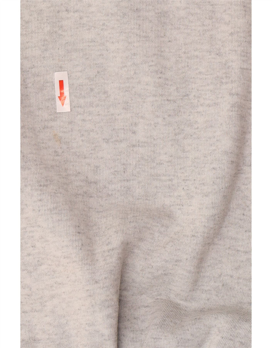Asics Mens Graphic Zip Neck Moletom Jumper Grande Cinza