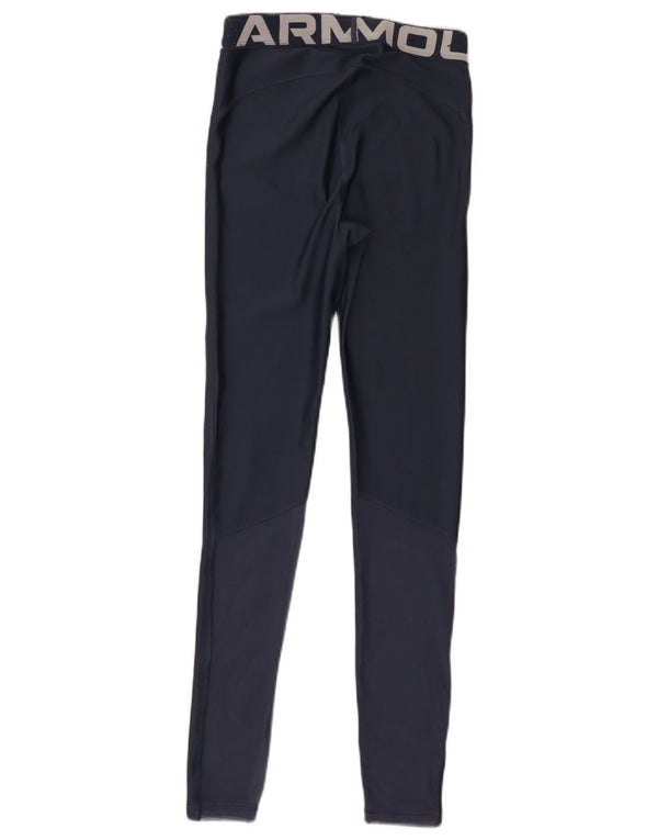 Leggings gráficas femininas Under Armour UK 4 XS azul poliéster