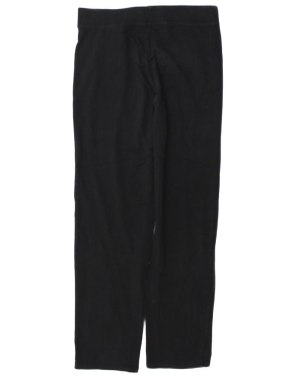 Calça chino reta feminina Marks & Spencer Reino Unido 10 pequena W32 L30 preta