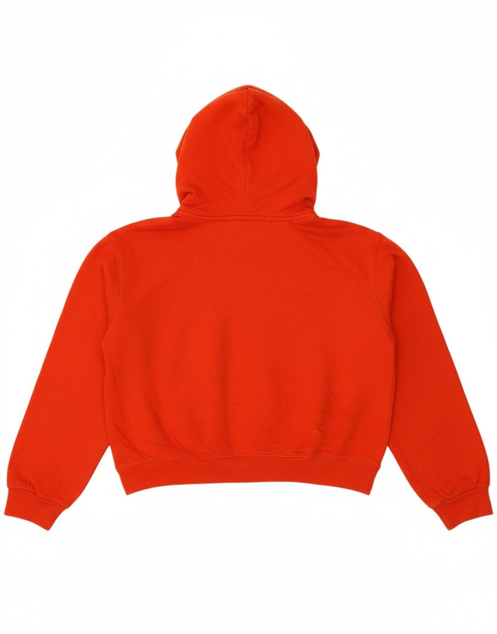 SERGIO TACCHINI Suéter feminino oversized com capuz e corte UK 10 pequeno vermelho